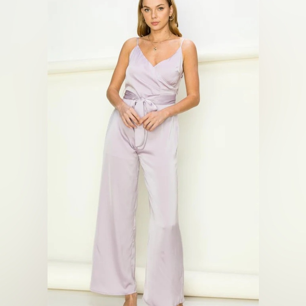 Elegant Lavender Jumpsuit